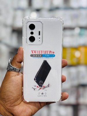 Picture of For Xiaomi 11T / 11T Pro Silicone Airbag cover Shockproof Transparent Protective Clear Back Cover TPU Case