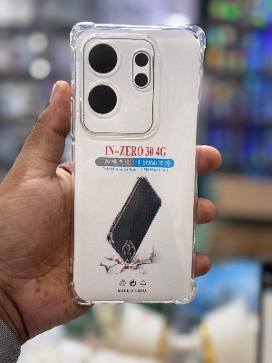 Picture of For Infinix Zero 30 4G Silicone Airbag cover Shockproof Transparent Protective Clear Back Cover TPU Case