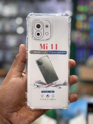 Picture of For Xiaomi 11 Silicone Airbag cover Shockproof Transparent Protective Clear Back Cover TPU Case