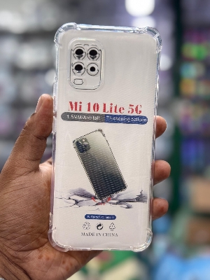 Picture of For Xiaomi 10 Lite 5G  Silicone Airbag cover Shockproof Transparent Protective Clear Back Cover TPU Case