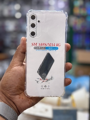 Picture of For Samsung Galaxy A05S / M14 4G  Silicone Airbag cover Shockproof Transparent Protective Clear Back Cover TPU Case