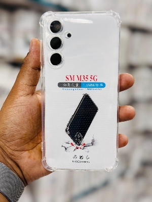 Picture of For Samsung Galaxy M35 5G  Silicone Airbag cover Shockproof Transparent Protective Clear Back Cover TPU Case