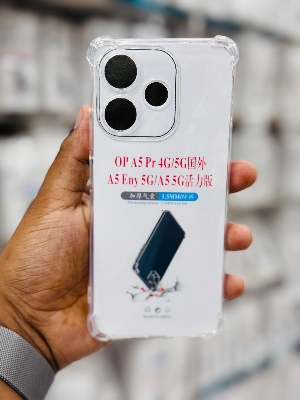 Picture of For Oppo A5 Pro 4G/5G / A5 Eny 5G / A5 5G  Silicone Airbag cover Shockproof Transparent Protective Clear Back Cover TPU Case