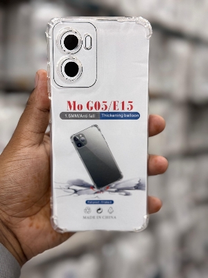 Picture of For Motorola G05 / E15 Silicone Airbag cover Shockproof Transparent Protective Clear Back Cover TPU Case