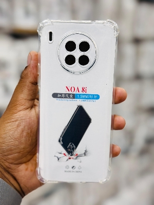 Picture of For Huawei Honnor Nova 8i  Silicone Airbag cover Shockproof Transparent Protective Clear Back Cover TPU Case