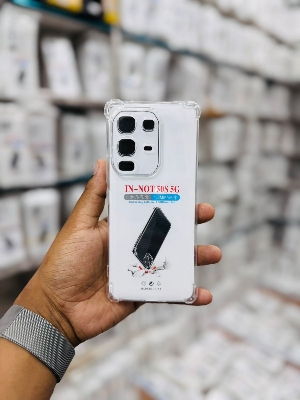 Picture of For Infinix Note 50S 5G Silicone Airbag cover Shockproof Transparent Protective Clear Back Cover TPU Case