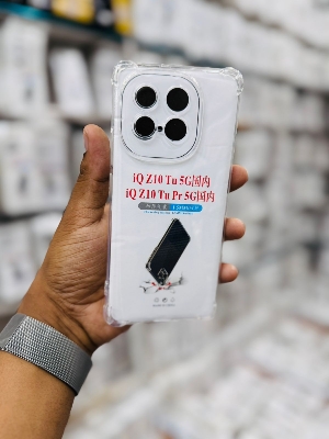 Picture of For Vivo IQ00 Z10 Turbo 5G  Silicone Airbag cover Shockproof Transparent Protective Clear Back Cover TPU Case