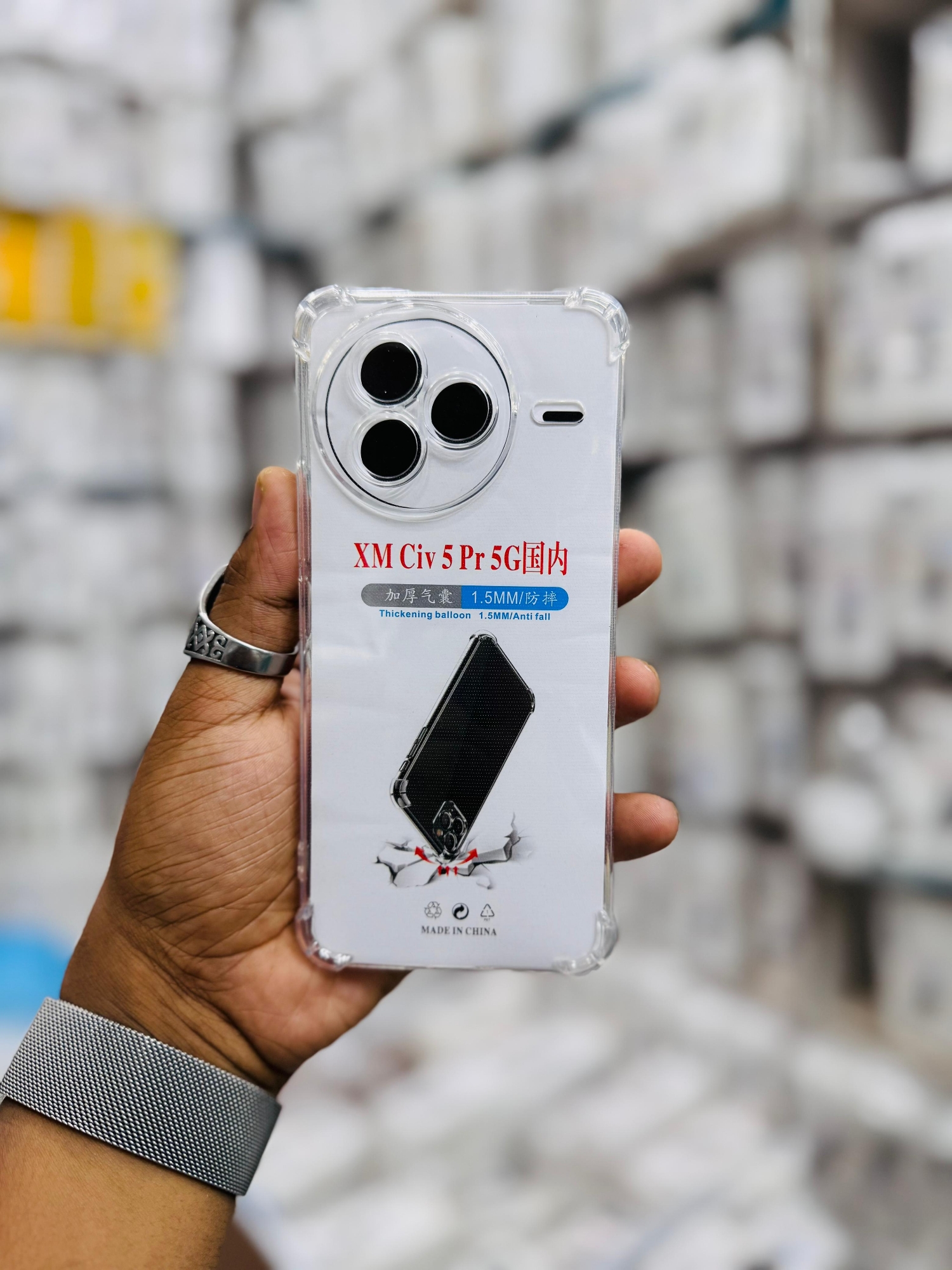 Picture of For  Xiaomi Redmi Civi 5 Pro 5G  Silicone Airbag cover Shockproof Transparent Protective Clear Back Cover TPU Case