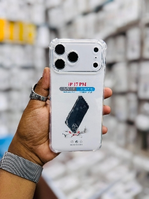 Picture of For Apple I Phone 17 Pro Max Silicone Airbag cover Shockproof Transparent Protective Clear Back Cover TPU Case