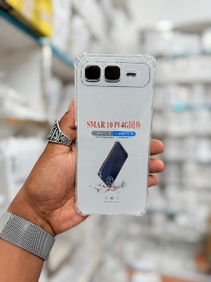 Picture of For  Infinix Smart 10 Plus 4G   Silicone Airbag cover Shockproof Transparent Protective Clear Back Cover TPU Case