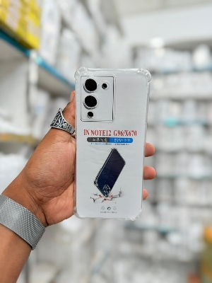 Picture of For Infinix Note 12 / G96 / X670 Silicone Airbag cover Shockproof Transparent Protective Clear Back Cover TPU Case