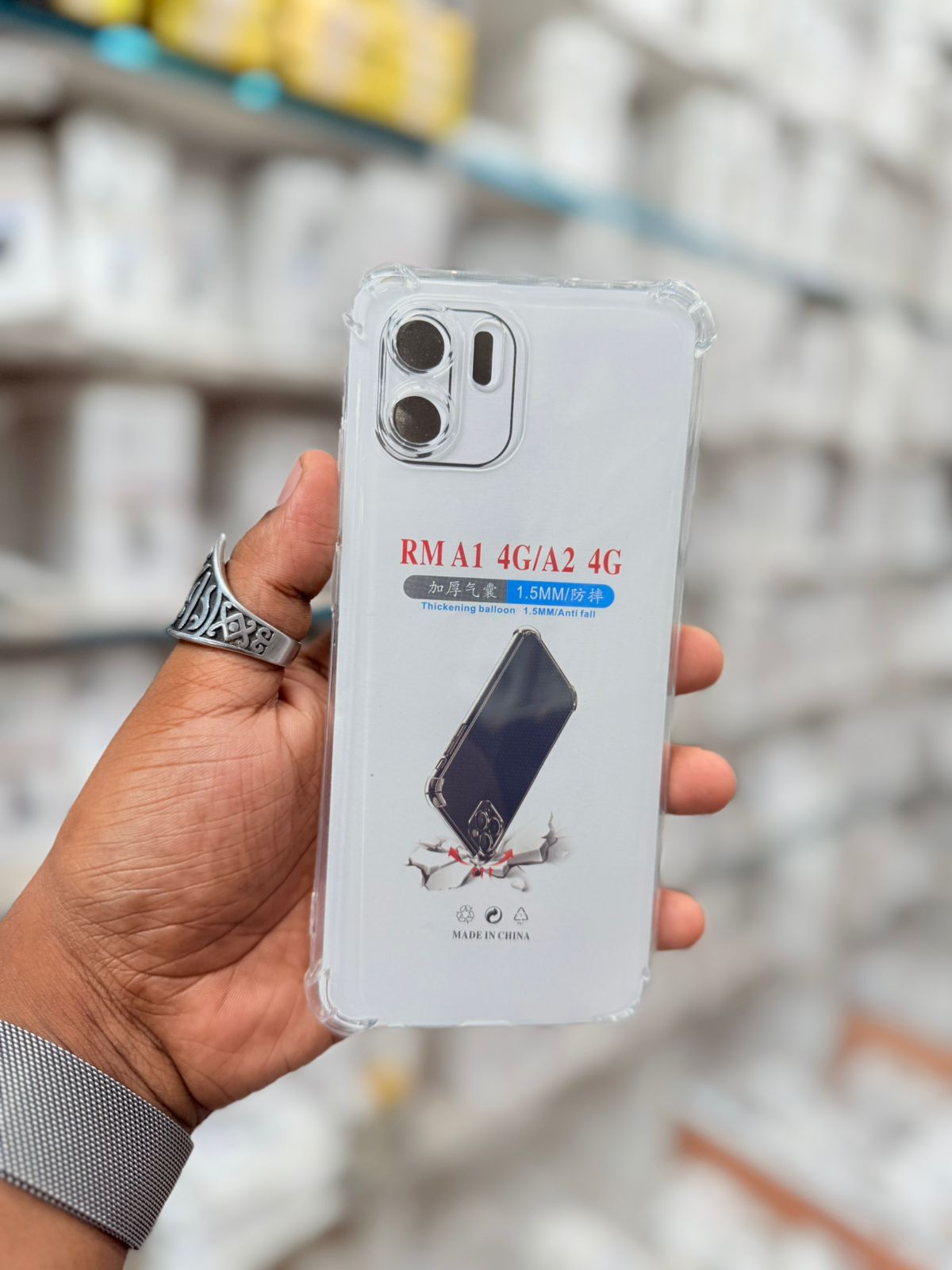 Picture of For Xiaomi Redmi A1 4G / A2 4G Silicone Airbag cover Shockproof Transparent Protective Clear Back Cover TPU Case