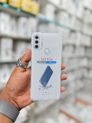 Picture of For Motorola E20  Silicone Airbag cover Shockproof Transparent Protective Clear Back Cover TPU Case