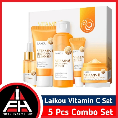 Picture of LAIKOU Vitamin C Skincare Set (Cleanser, Toner, Serum, Eye Cream & Face Cream)