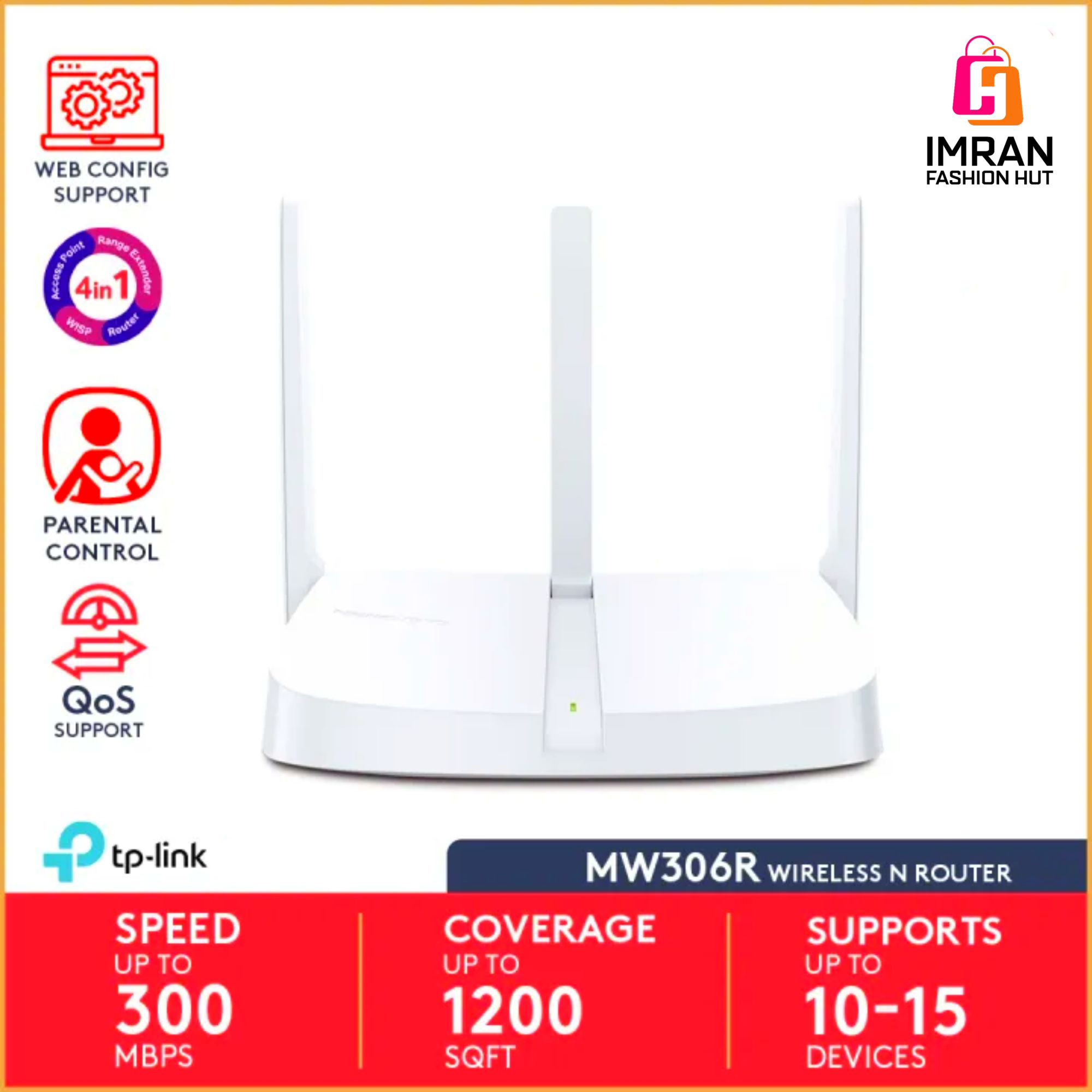 Picture of Mercusys MW306R 300Mbps Multi-Mode Wireless N Router