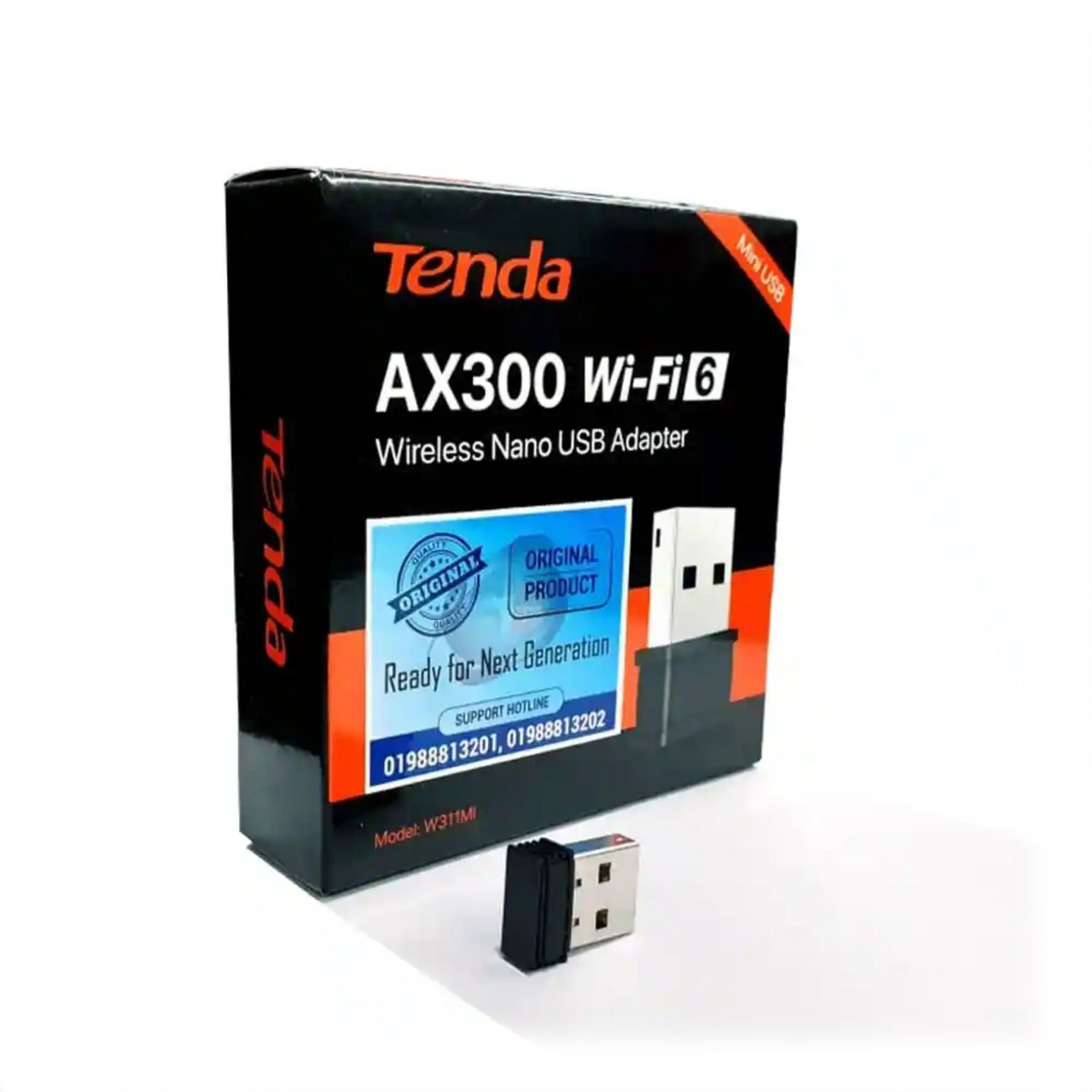 Picture of Tenda W311MI AX300 Wi-Fi 6 Wireless Nano USB Adapter - Imran Fashion Hut