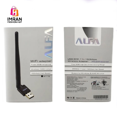 Picture of Alfa W116 Net WiFi Fixed 3DBi Hifh Gain Long range Antenna Wireless-N USB Adapter - Imran Fashion Hut