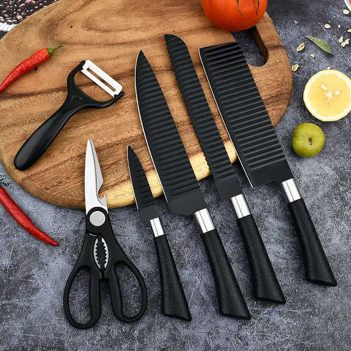 Picture of Stainless Steel Kitchen Zepter (Black) -6 Pcs Set