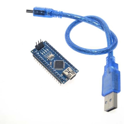 Picture of Nano Arduino Nano R3 Atmega328P Microcontroller With Usb Cables Arduino Nano V3.0 Development Board Compatible Model Electronics Circuitry & Parts - solar panel 100w