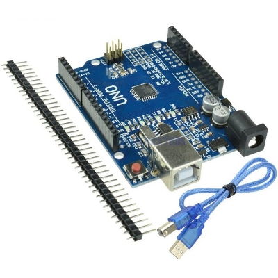 Picture of SMD Arduino Uno R3 Development Board SMD Chip Version Microcontroller Based On ATmega328 With USB Cable For Arduino With Cables Electrical Circuitry & Parts