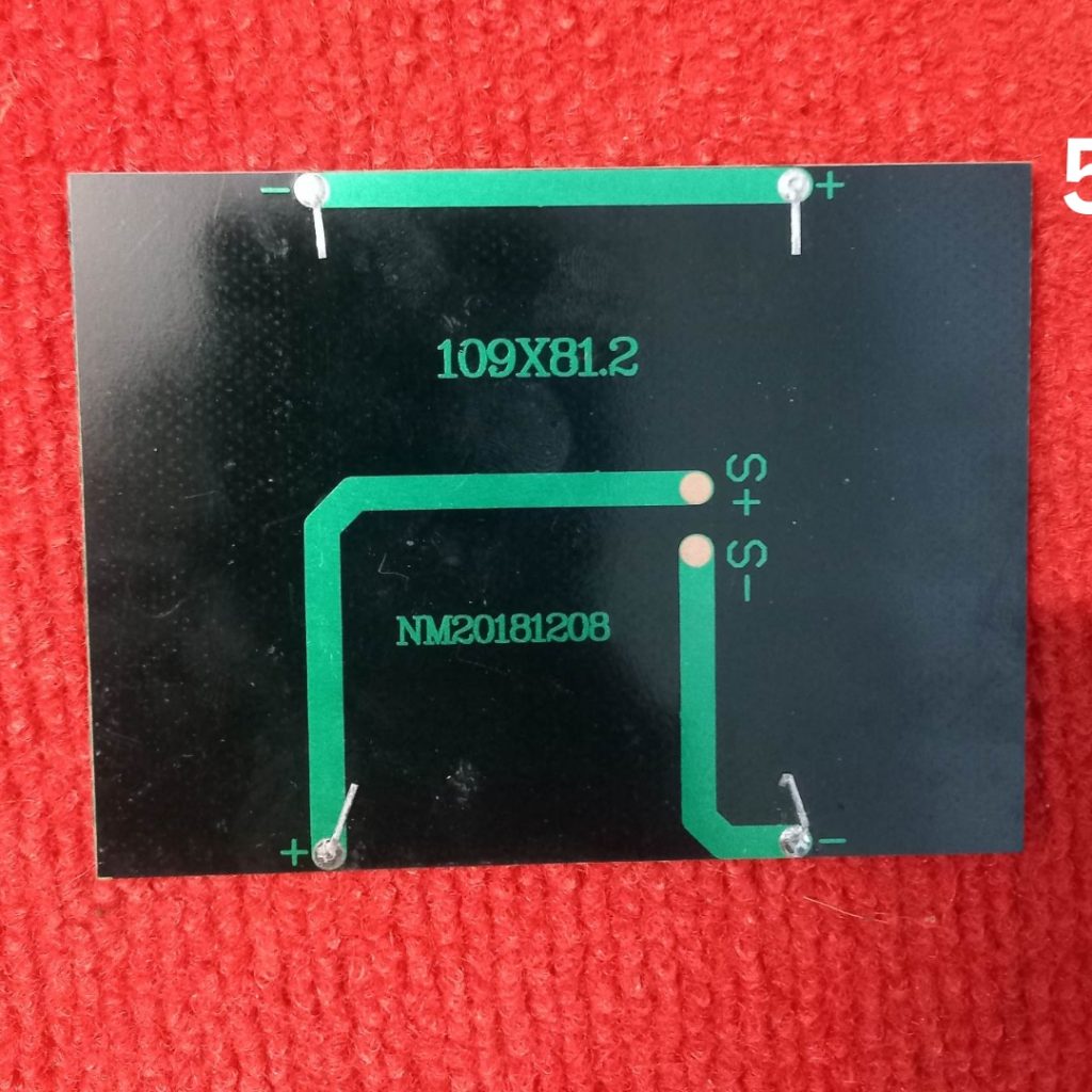 Picture of Solar Panel 109×81.2mm DC 6V 1W 100mA Solar Cells Standard Epoxy Polycrystalline Silicon DIY Solar Lamp Battery Toys Phone Charger Solar Panel