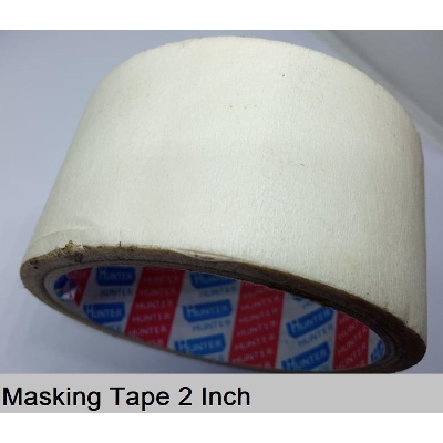 Picture of MASKING Tape 2″ Inch Width 50mm Length 10 Meter Multi Purpose Masking Tape Rubber Glue Crepe Paper Masking Tape For Wall Painting Paper Masking Tape