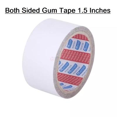 Picture of Tissue GUM Tape 1.5" Inch Both Sided 38mm Width Length 10 Meter Double Side Gum Adhesive Tape Both Side Strong Acrylic Glue Tape DIY Arts Crafts Scrapbook Display
