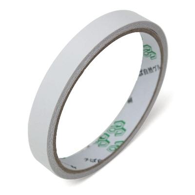 Picture of 2Pcs- Tissue GUM Tape 1/2 " Inch Both Sided Width  50mm Length 10 Meter Double Side Gum Adhesive Tape Both Side Strong Acrylic Glue Tape DIY Arts Crafts Scrapbook Display