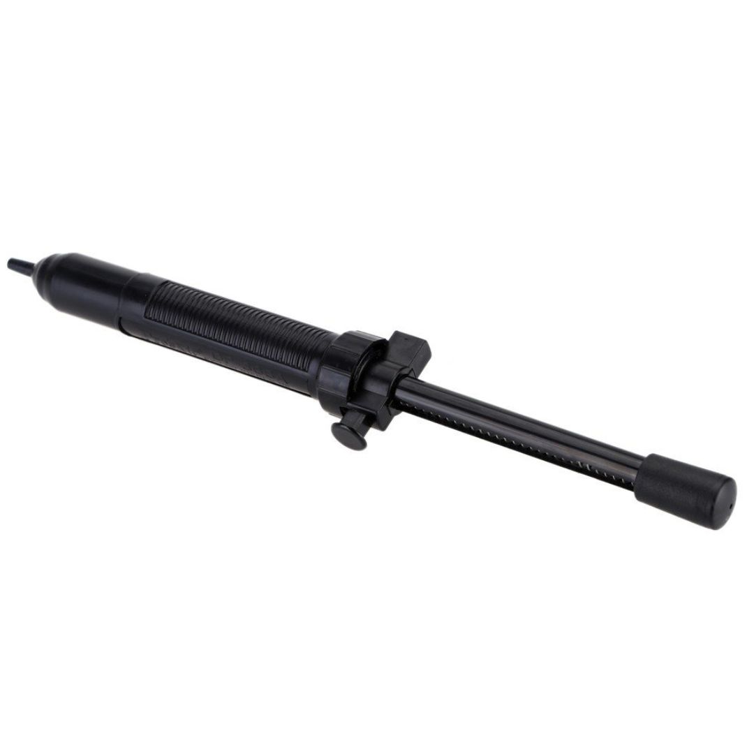 Picture of Self Cleaning Plunger Lock Function 275mm Soldering Suction Pump Desoldering Sucker Pump For Soldering Remove Vacuum Pump Tools Anti Rust Spring Portable Tin Suction Manual Solder Sucker Pump