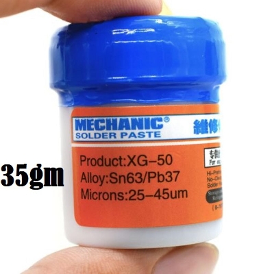 Picture of MECH-ANIC BGA XG-50 35gm Soldering Paste Flux Grease SMT Repair Tools Solder Paste Repairing Solder Soldering Paste Flux Easy Welding For SMD PGA PCB Rework Repair