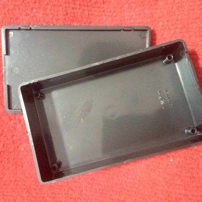 Picture of 120mm Waterproof BALCK Plastic Projects Box 120x72x28mm Junction Box Black Plastic Cooling Case DIY Electronic PCB Project Amplifier Enclosure