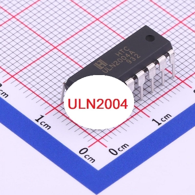 Picture of 2Pcs-ULN2004 ULN-2004 2004 Darlin-gton Transistor Ar-ray DIP-16 16 Pin Dual In Line Package Chip Electrical Circuitry & Parts