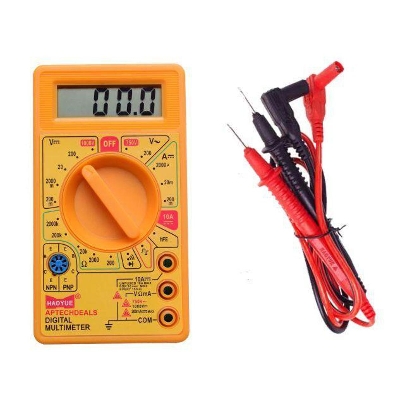 Picture of DT830D Digital Multimeter DT830D Multimeter Voltmeter Voltage Ammeter Ampere With Probe Testers DC AC LCD Display 830D Multimeter DT830D Digital Multimeter AC/DC Voltage