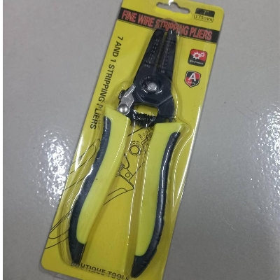 Picture of Multi Purpose Electric Wire Strippers Cable Cutter Copper Pliers Wire Stripper Wire Stripping Tool 10-22 AWG Wire Cutter Wire Crimper Multi Function Hand Tool
