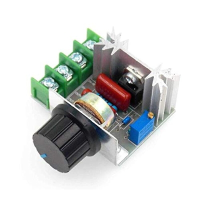 Picture of 2000 Watt Scr Motor Speed Controller Ac 220V 2000W Scr 25A Adjustable Speed Controller Voltage Regulator Dimming Dimmers Module With Potentiometers - Solar Panel