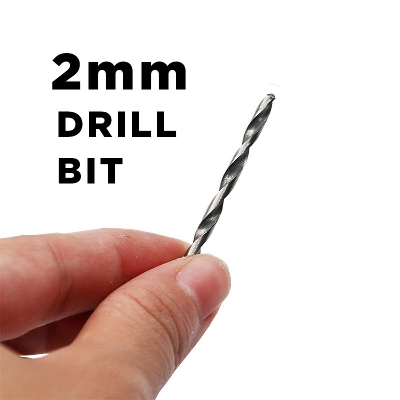 Picture of 2Pcs- 2mm Drills Bit 2mm HSS Twist Drill Bits 2mm High Speed Steel With 2mm Shank For Drill Machine Chuck