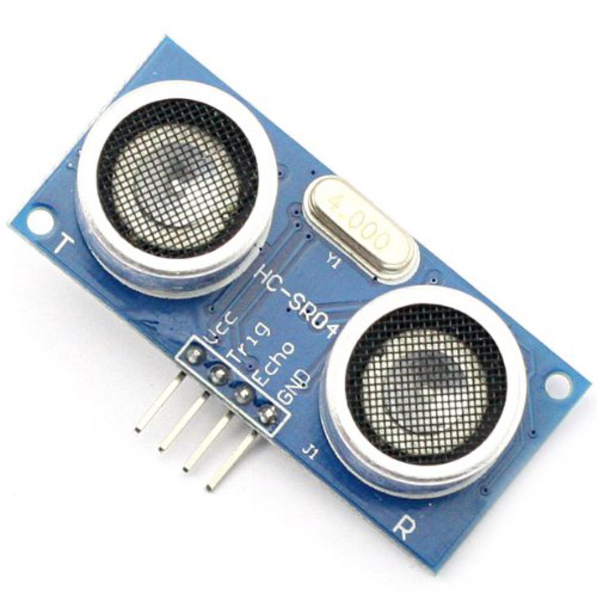 Picture of HC-SR04 HCSR04 SR04 Ultrasonic Distance Sensor Distance Measuring Sensor DC 5V 2-450cm Sonar Measurement Ultrasonic Wave Detector Ranging Finder Detection Module Without Cables