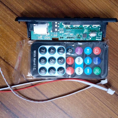 Picture of Car MP3 Decoder Board 5V 12V Bluetooth Car MP3 Amplifiers USB FM TF Radio Audio Module Music Speaker 3.5mm TF Card AUX DIY Remote Control