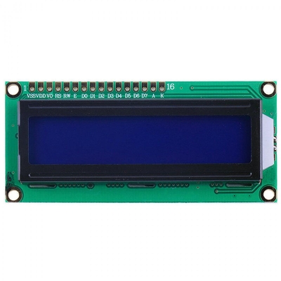 Picture of 1601 5V LCD1601 LCD Display Monitor 1601 16×01 5V Character Blue Backlight Screen LCD 1601 IIC I2C For Arduino LCD Display Electrical Circuitry & Parts