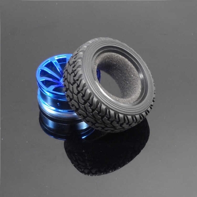 Picture of 65mm Heavy Duty D65mm Robotics Rubber Tier Wheel 65×26.5mm With Metal Bracket & Brass Copper 4mm Hex Shaft Coupling & Screws For Arduino UNO Smart Robot Car Wheels DIY Electrical Circuitry & Parts