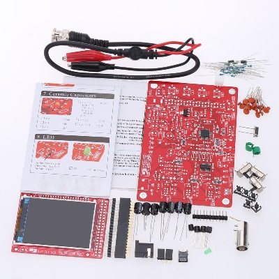 Picture of DSO 138 Oscilloscope 2.4″ TFT Display 1MSPS Digital Oscilloscope With DIY Parts & Probe Handheld Pocket Sized 13803K Without Soldering Electrical Trade Tools & Testers