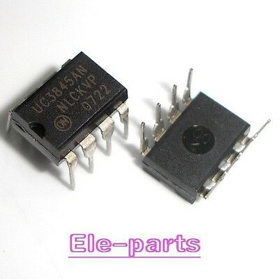 Picture of 2Pcs- UC3845P UC3845 UC 3845 Current Mode PWM Controller Integrated Circuit DIP-8 8 Pin Dual In Line Package Chip Electrical Circuitry & Parts