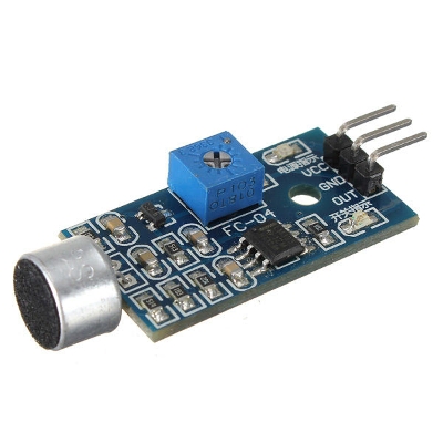 Picture of CN07 CN-07 Microphone Sound Sensor Module DC 3.3V 5V Voice Sensor Hi-gh Sensitivity Sound Detection Whistle Module Analog Sound Recognition Sensor