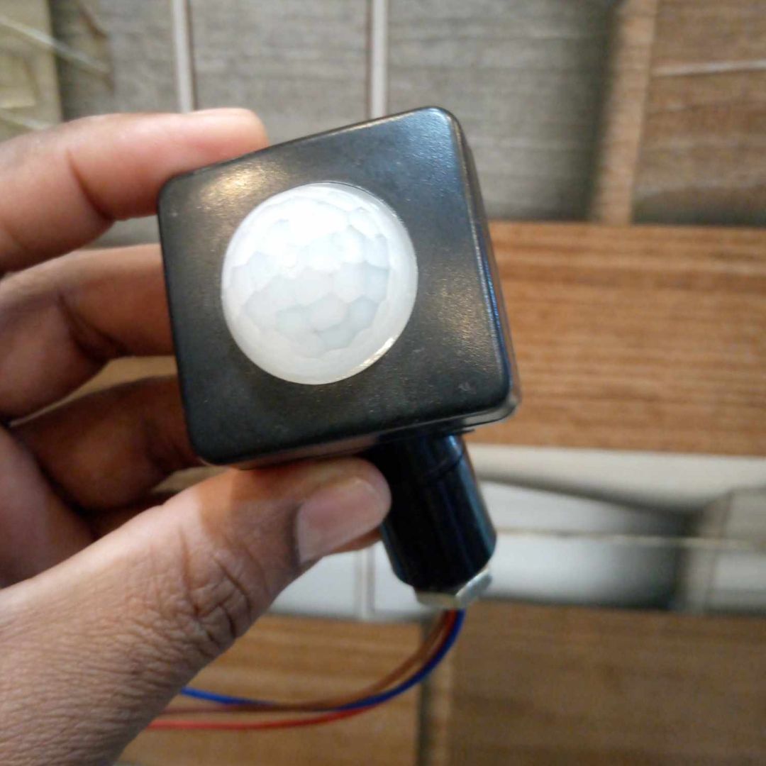 Picture of BLACK Color AC 220V 3-4 Meter 100W PIR Body Infrared Motion Sensor Switches Automatic Light Switch Human Motion Body PIR Infrared Motion Sensor Switch Movement Detector Intelligent Lamps Controller