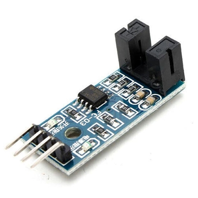 Picture of SPEED Measuring Sensor Module LM393 Gro-ove Motor Counter Coupler RPM Sensor Rotational Speed Measuring Sensor Module For Arduino Electrical Circuitry & Parts