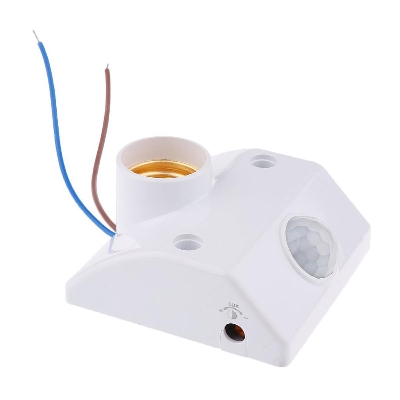 Picture of E27 Lamp Light Holder AC 220V 4-5 Meter PIR Body Infrared Motion Sensor Switches Automatic Light Switch Human Motion Body PIR Infrared Motion Sensor Switch Movement Detector Intelligent Lamps Controller