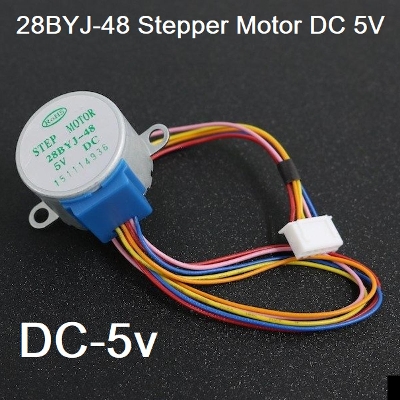 Picture of 5V Stepper Motor DC 5V 28BYJ-48 4 Phase 5 Wires Programmable Small Red-uction Gear Stepper Motor Compatible With Arduino DIY Project 3D Printer Parts