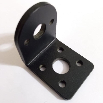 Picture of 25GA Metal L Type Shaped 32x33mm Beam Steering Servo Gear Bracket For DC Gear Servo Motor CNC 3D Printer Robot Car Wheels