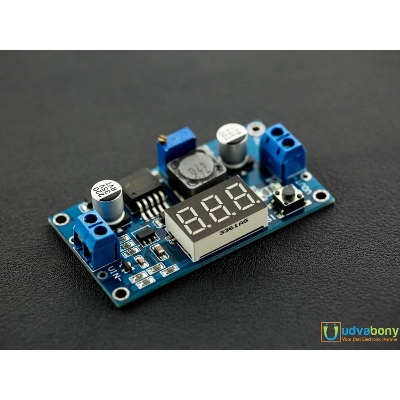 Picture of DISPLAY With LM2596 DC To DC Step Down Adjustable 4-35V To 1.25-30V 3A LM2596 Buck Converter With Display LM2596 Module Adapters - 129458667