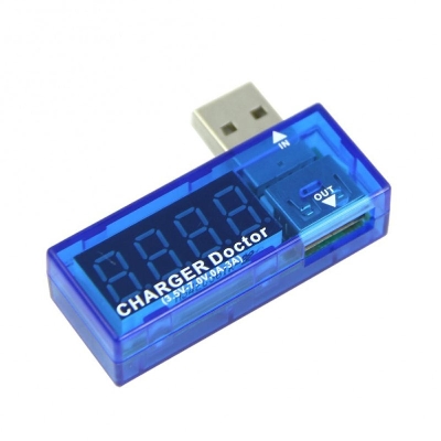 Picture of USB CHARGER DOCTOR Voltage Tester Current Monitor USB Charger Doctor Power Meter 3V-7V Volt 0-2.5A Amp Reader Multimeter LED Screen Portable Ampere Voltmeters Tester